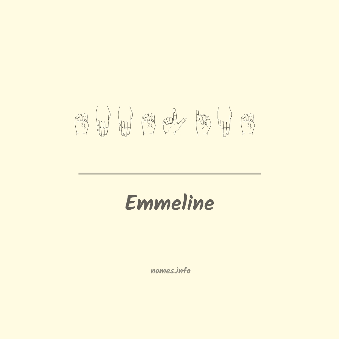 Emmeline em Libras