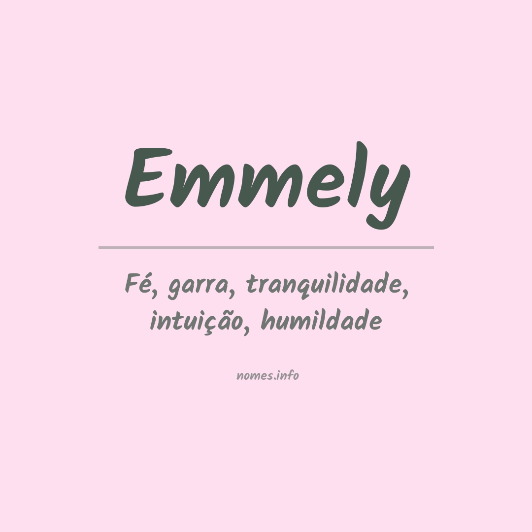 Significado do nome Emmely