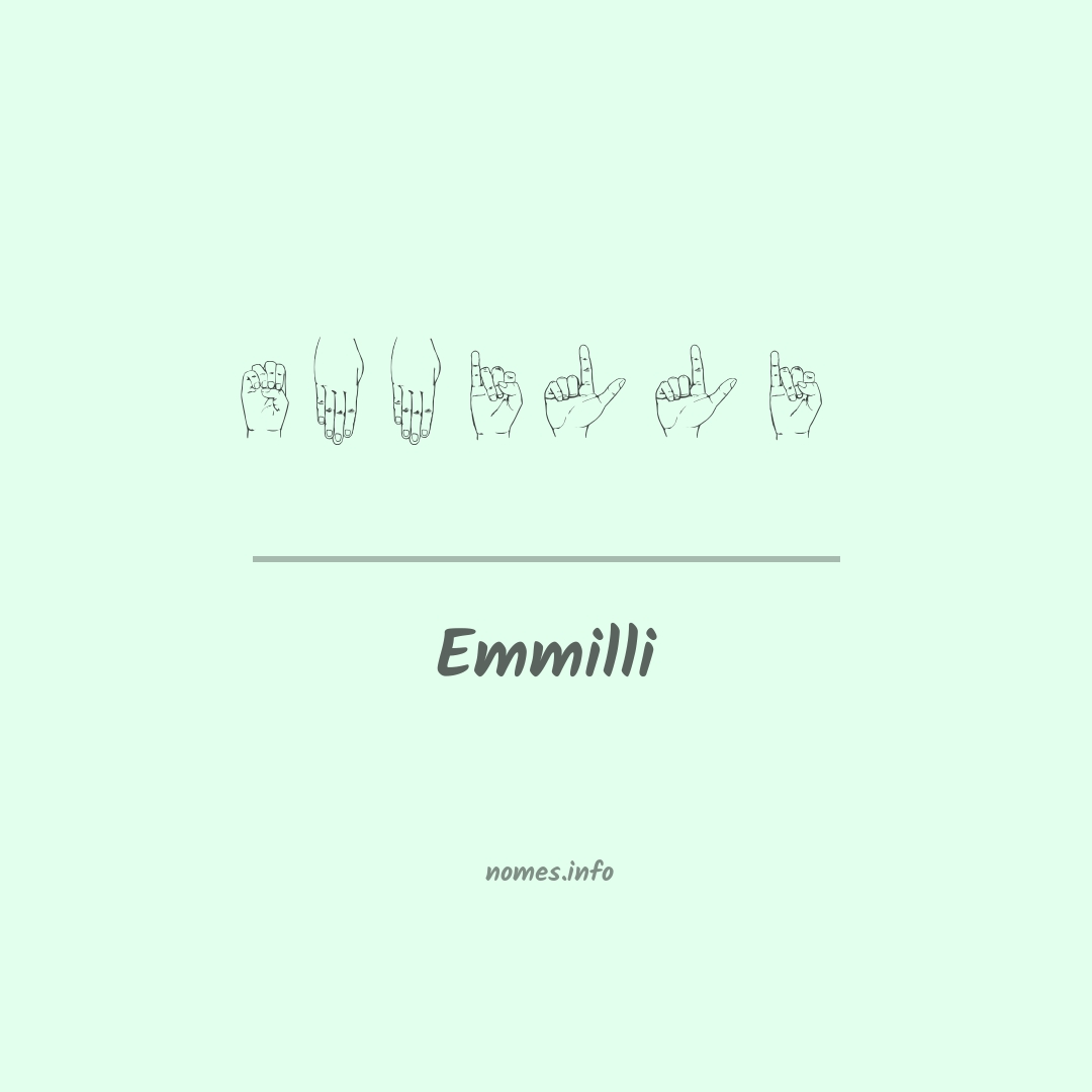 Emmilli em Libras