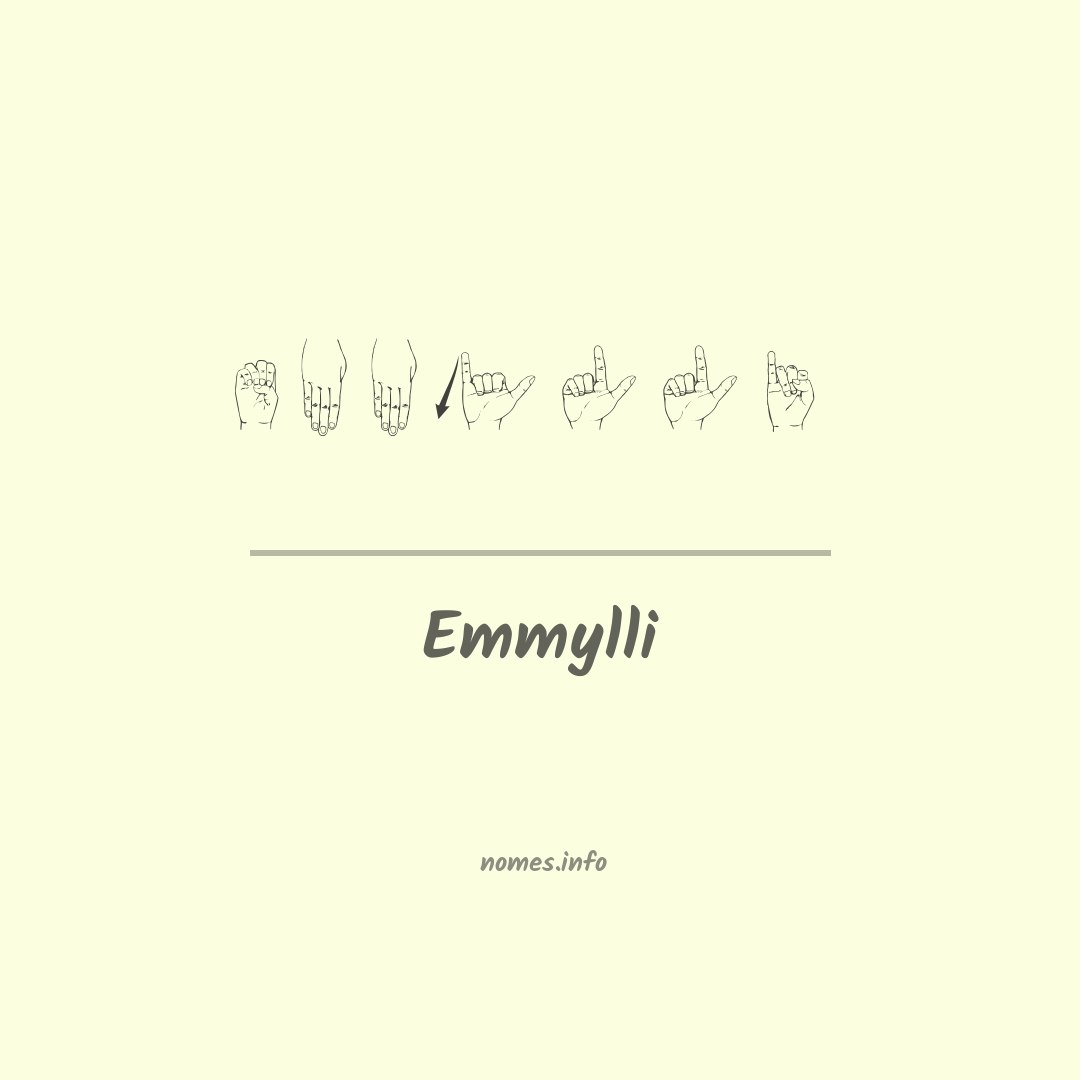 Emmylli em Libras