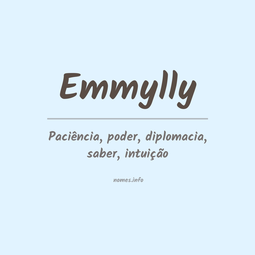 Significado do nome Emmylly