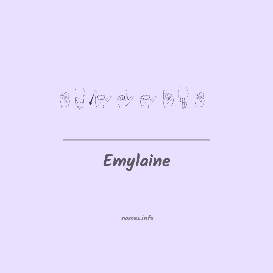 Emylaine em Libras
