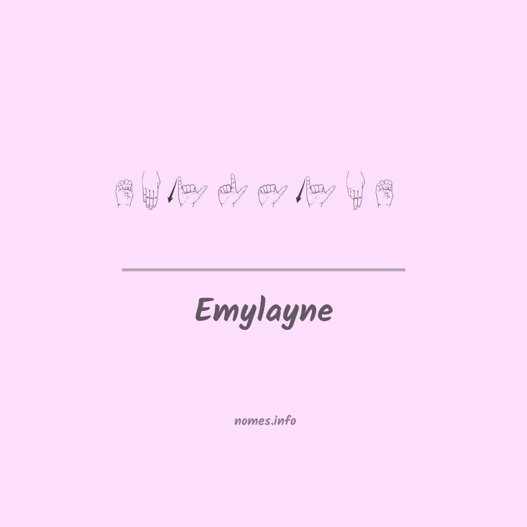 Emylayne em Libras