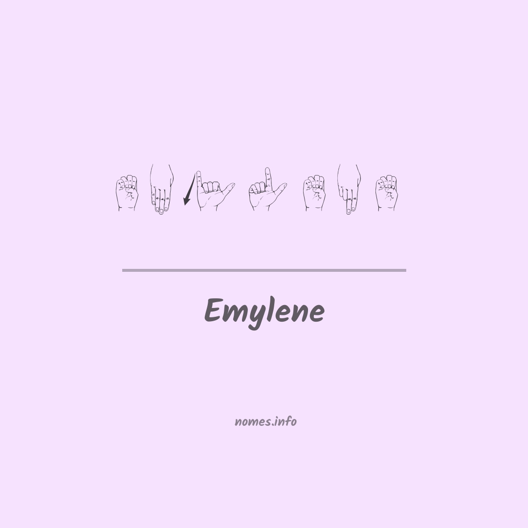 Emylene em Libras