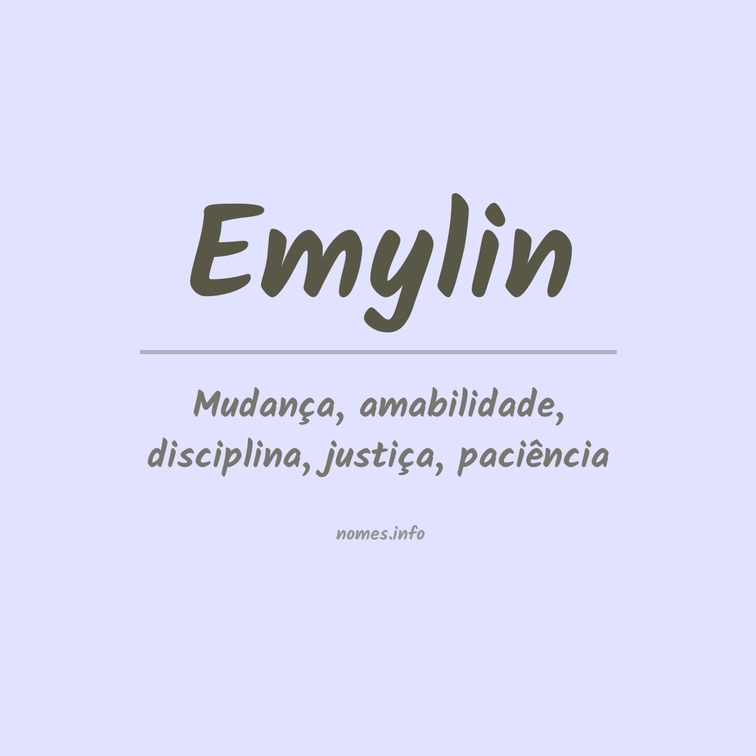 Significado do nome Emylin