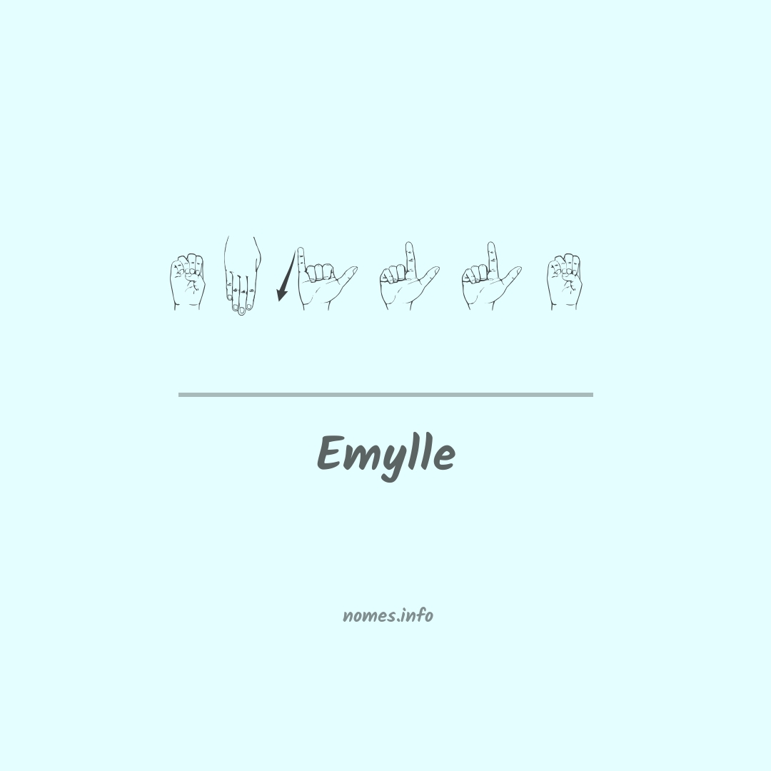 Emylle em Libras
