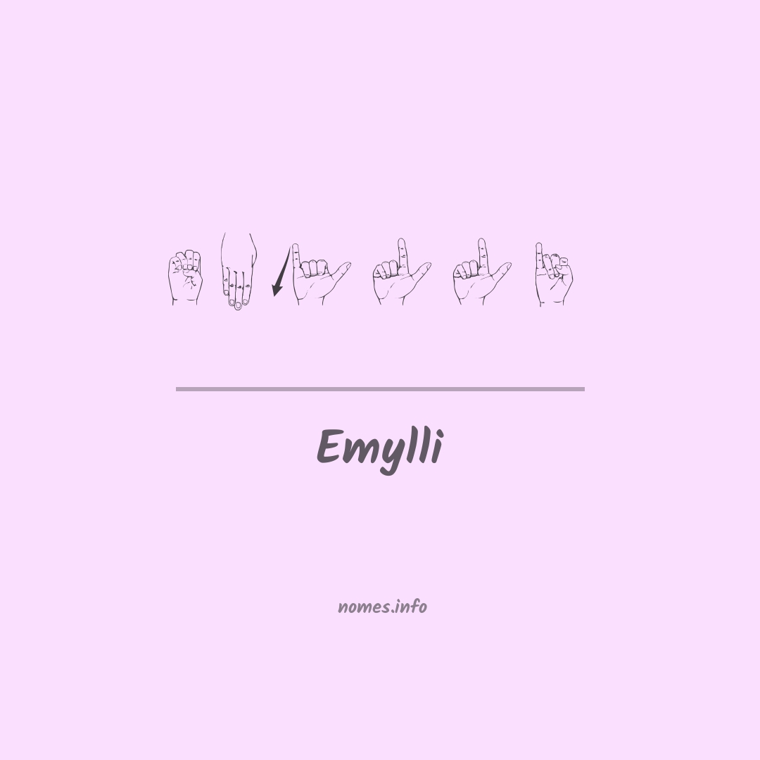 Emylli em Libras