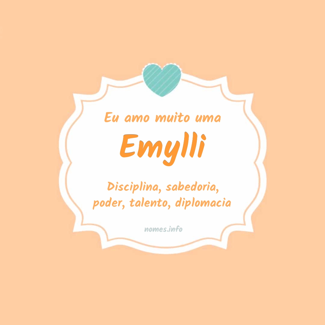 Eu amo muito Emylli
