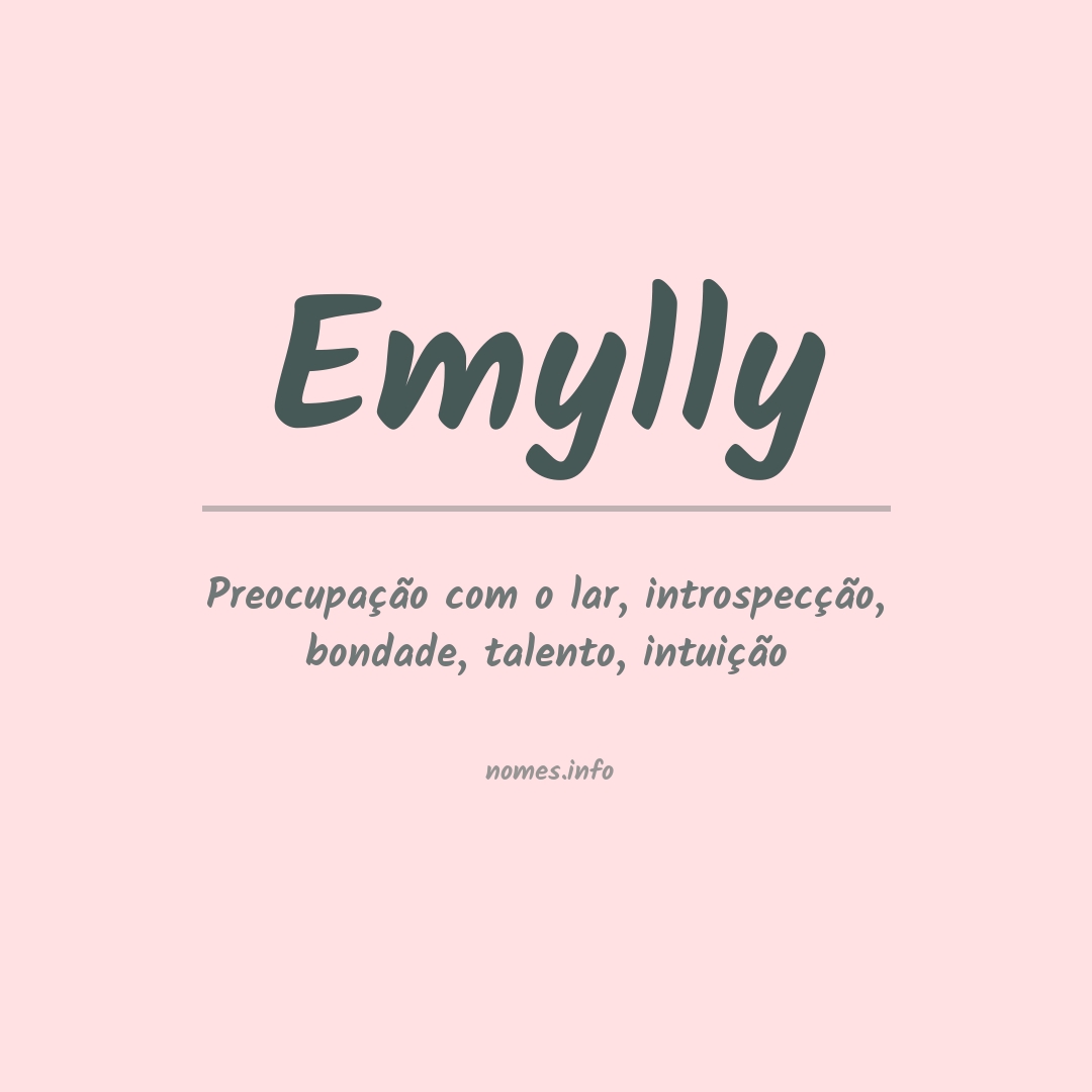 Significado do nome Emylly