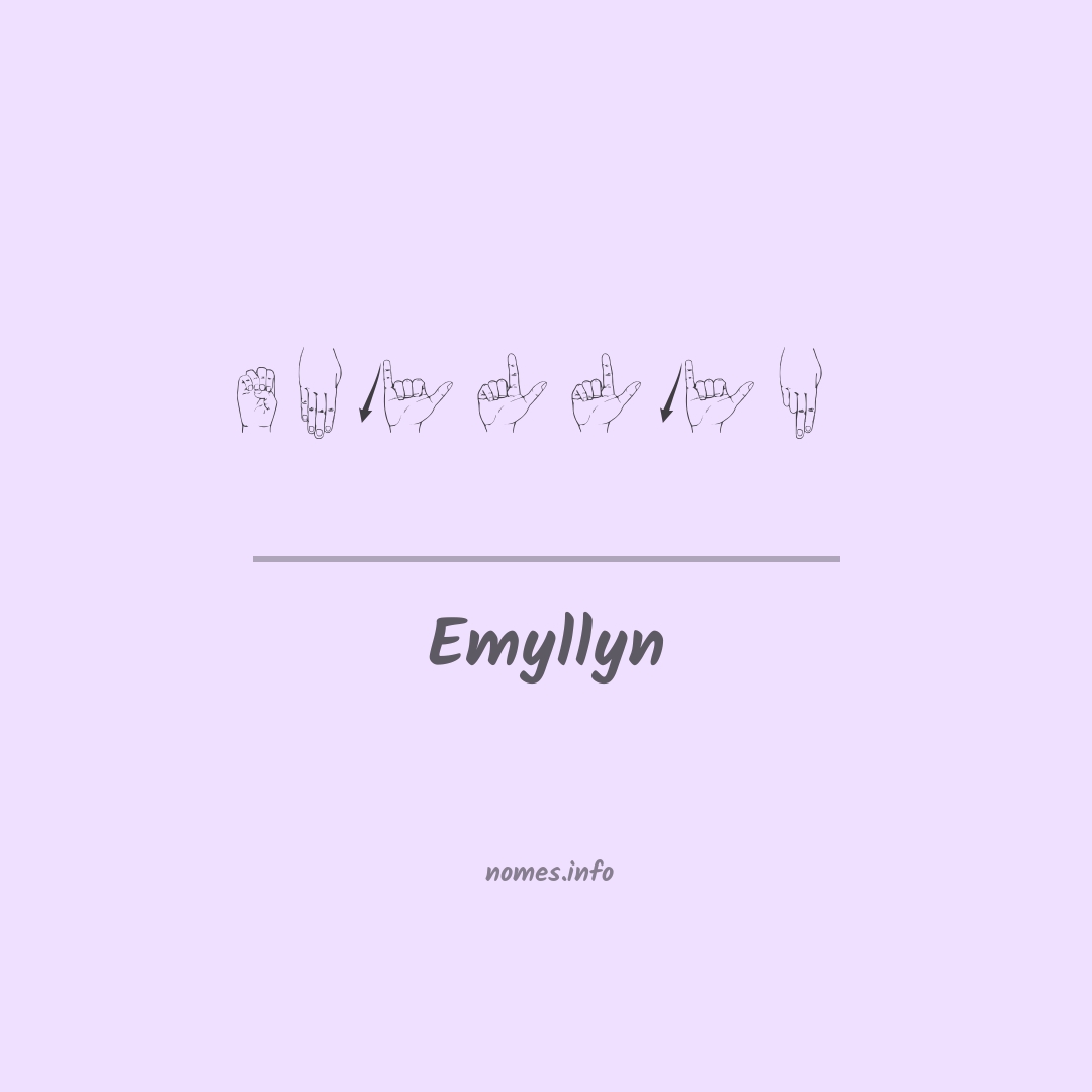 Emyllyn em Libras