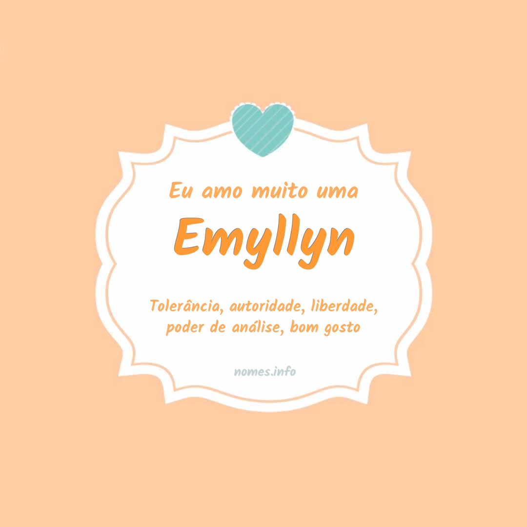 Eu amo muito Emyllyn
