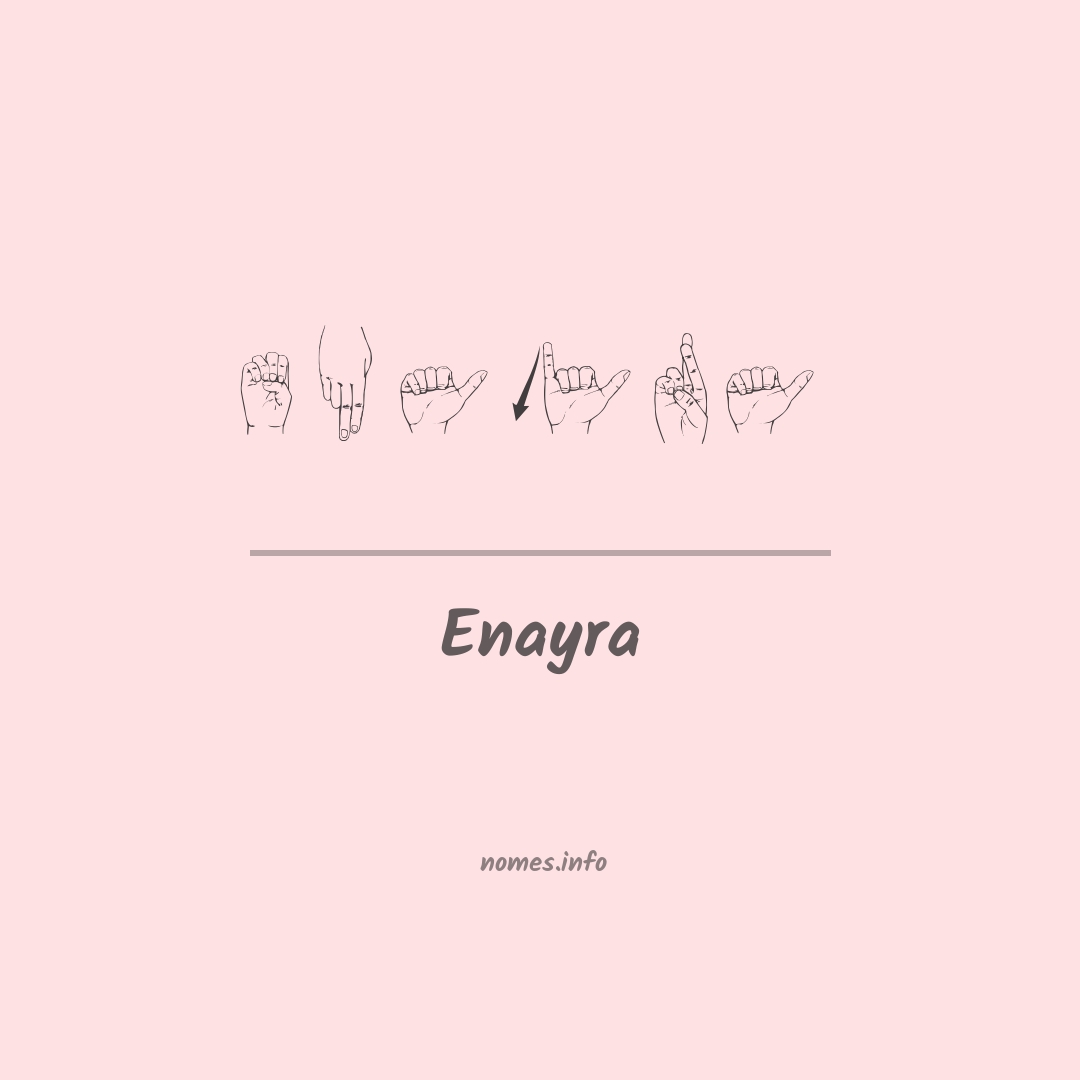 Enayra em Libras