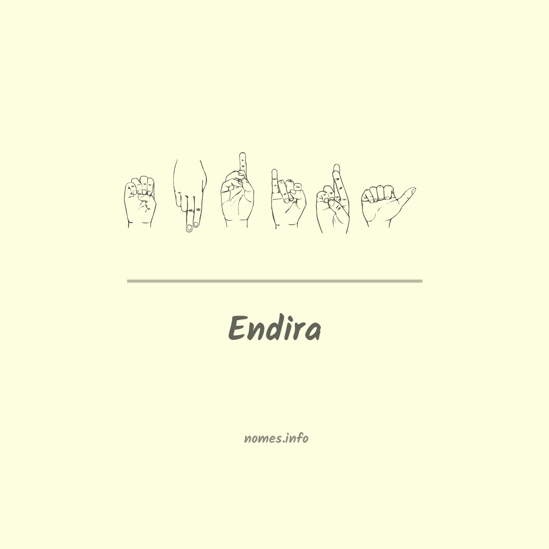 Endira em Libras