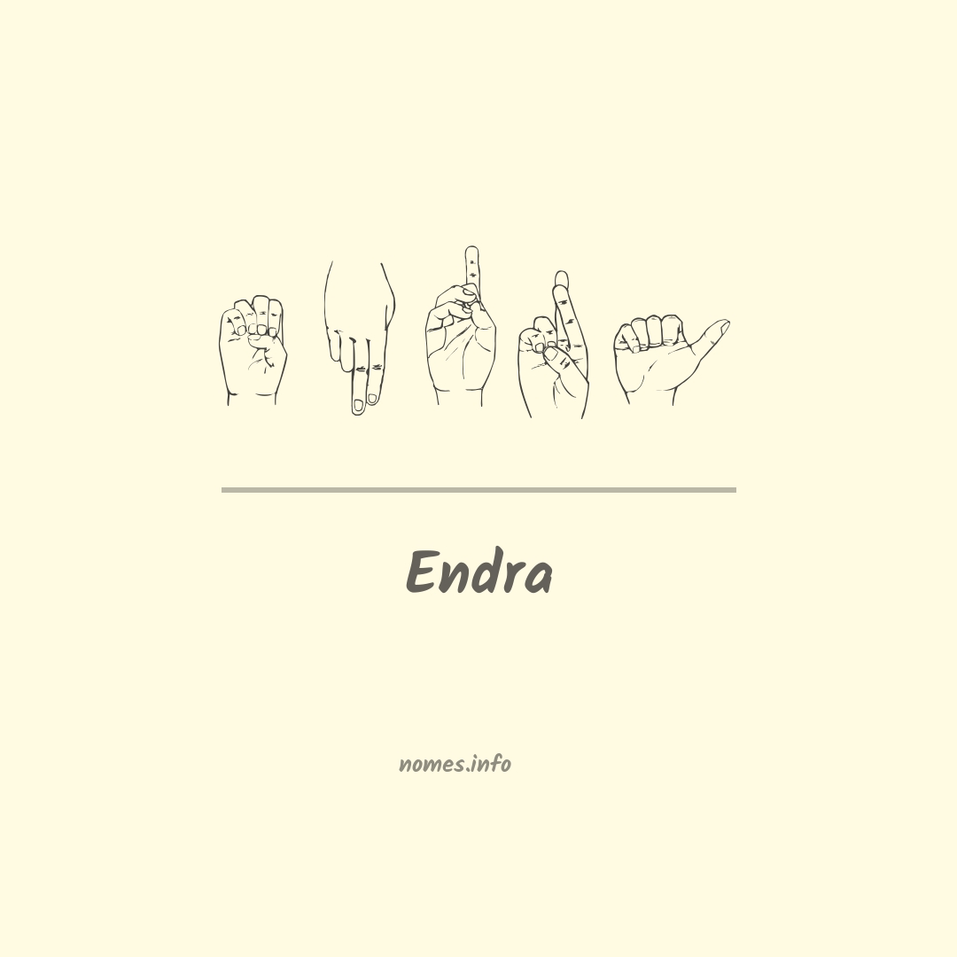 Endra em Libras
