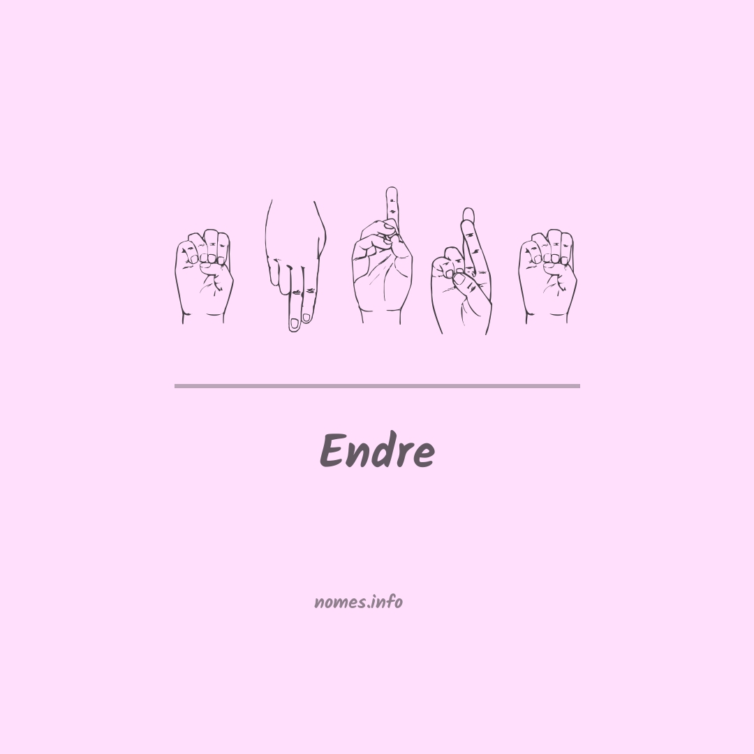 Endre em Libras