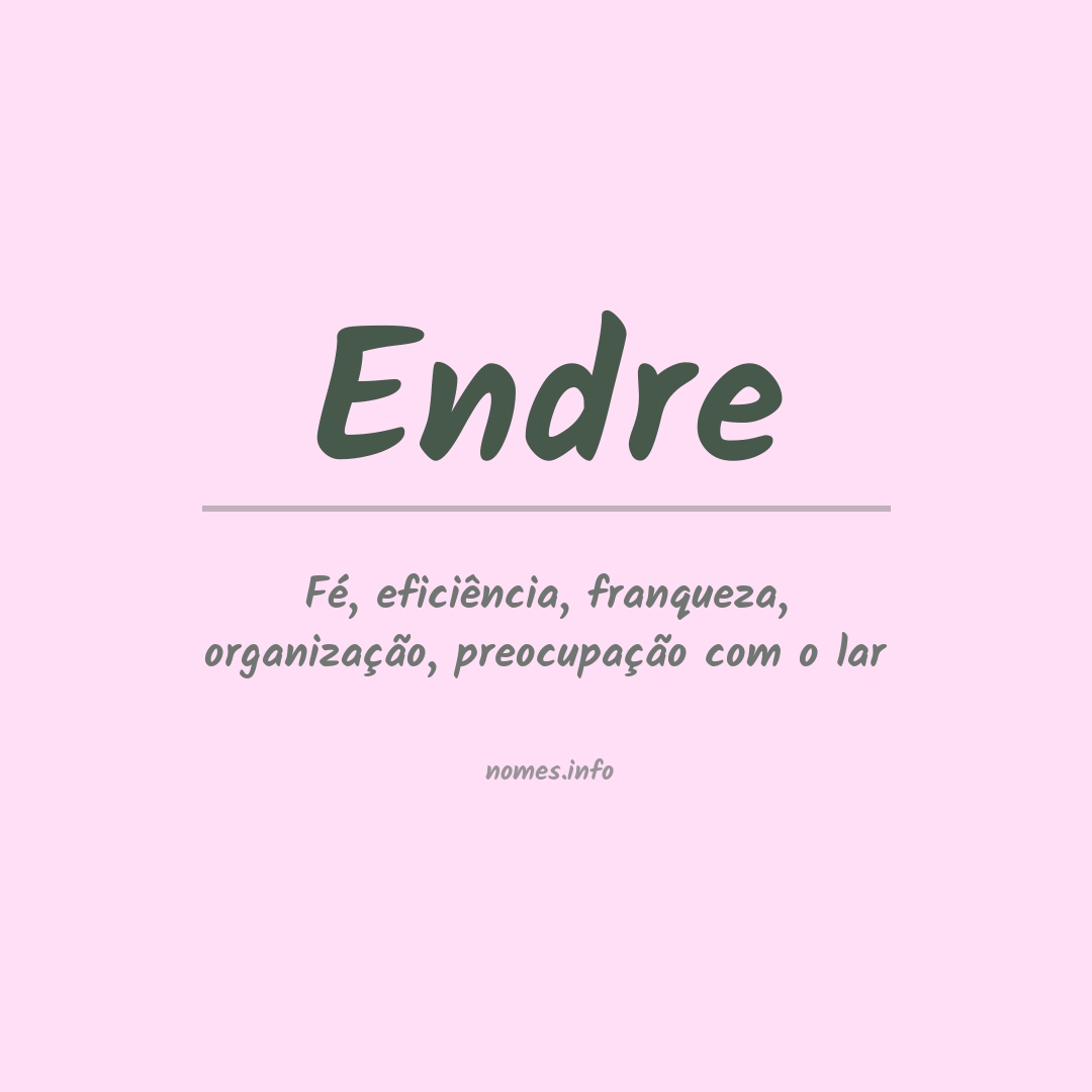 Significado do nome Endre