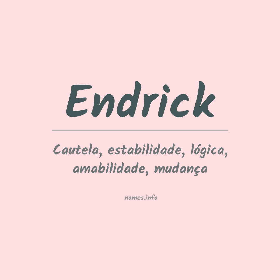 Significado do nome Endrick