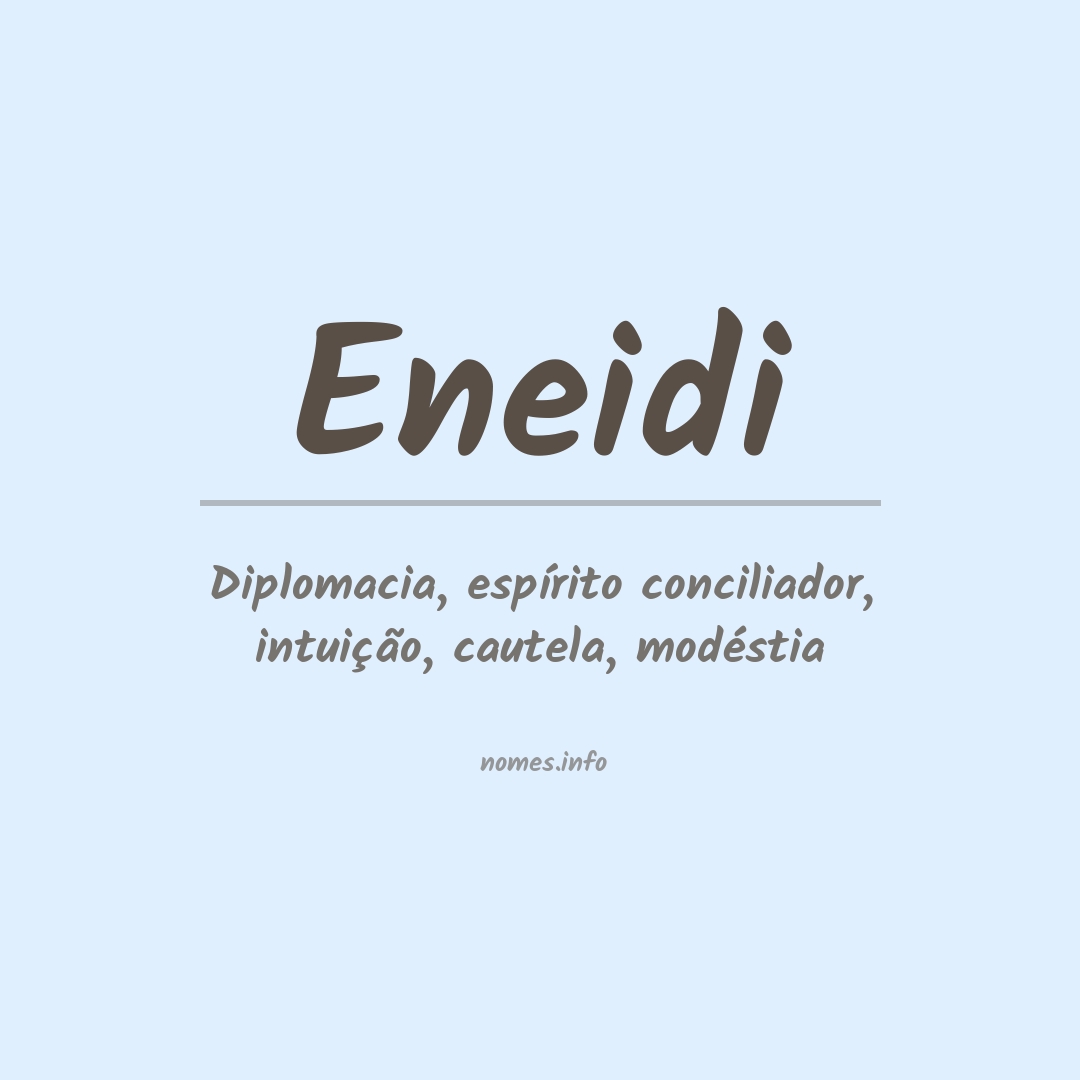 Significado do nome Eneidi