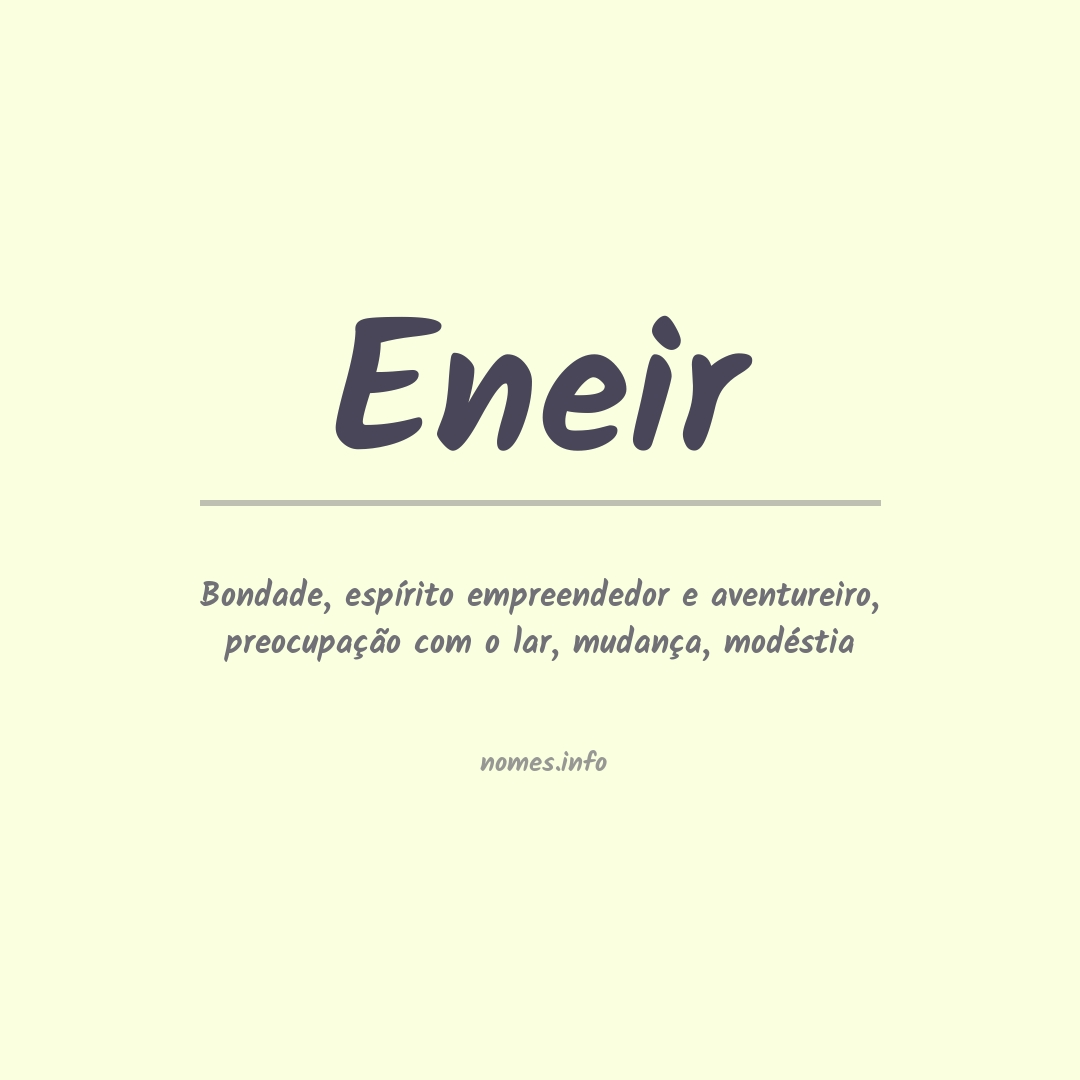 Significado do nome Eneir