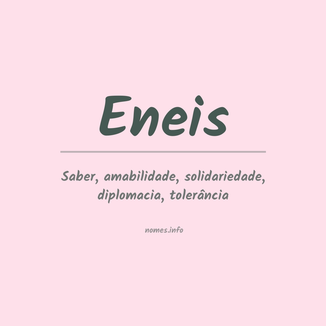 Significado do nome Eneis