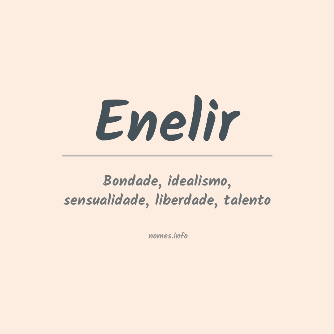 Significado do nome Enelir