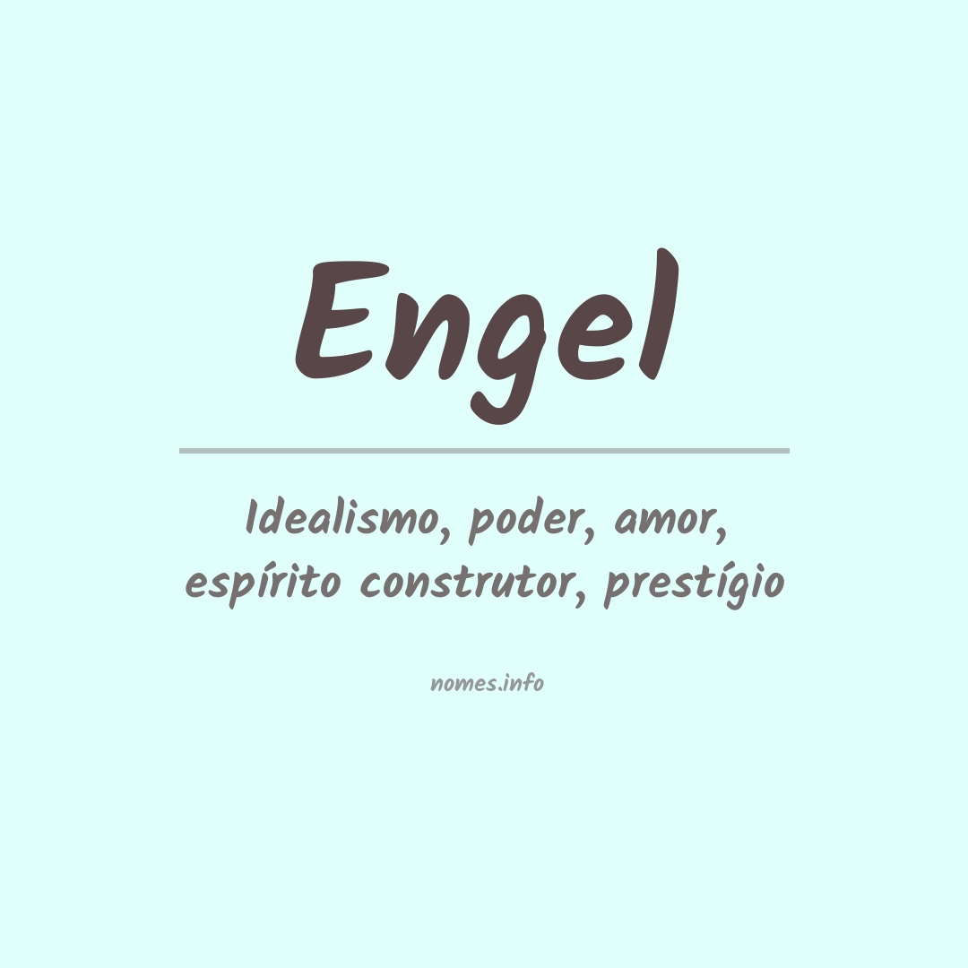 Significado do nome Engel