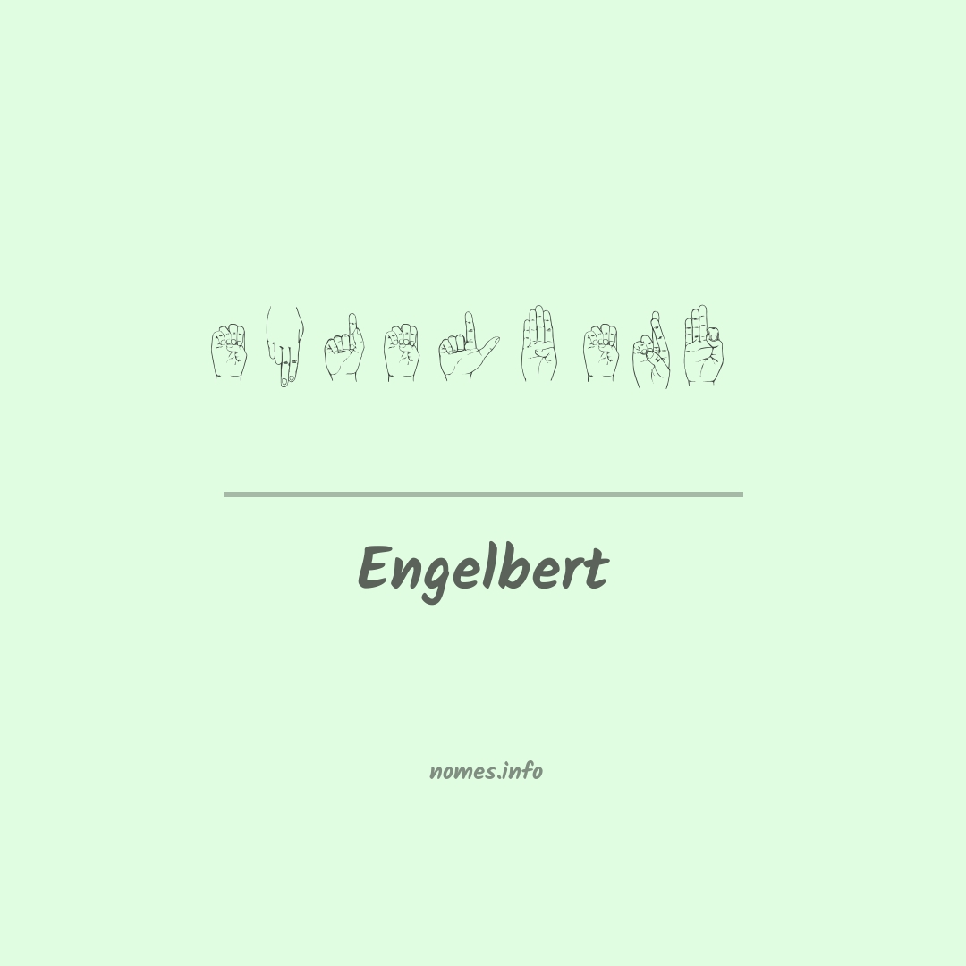 Engelbert em Libras