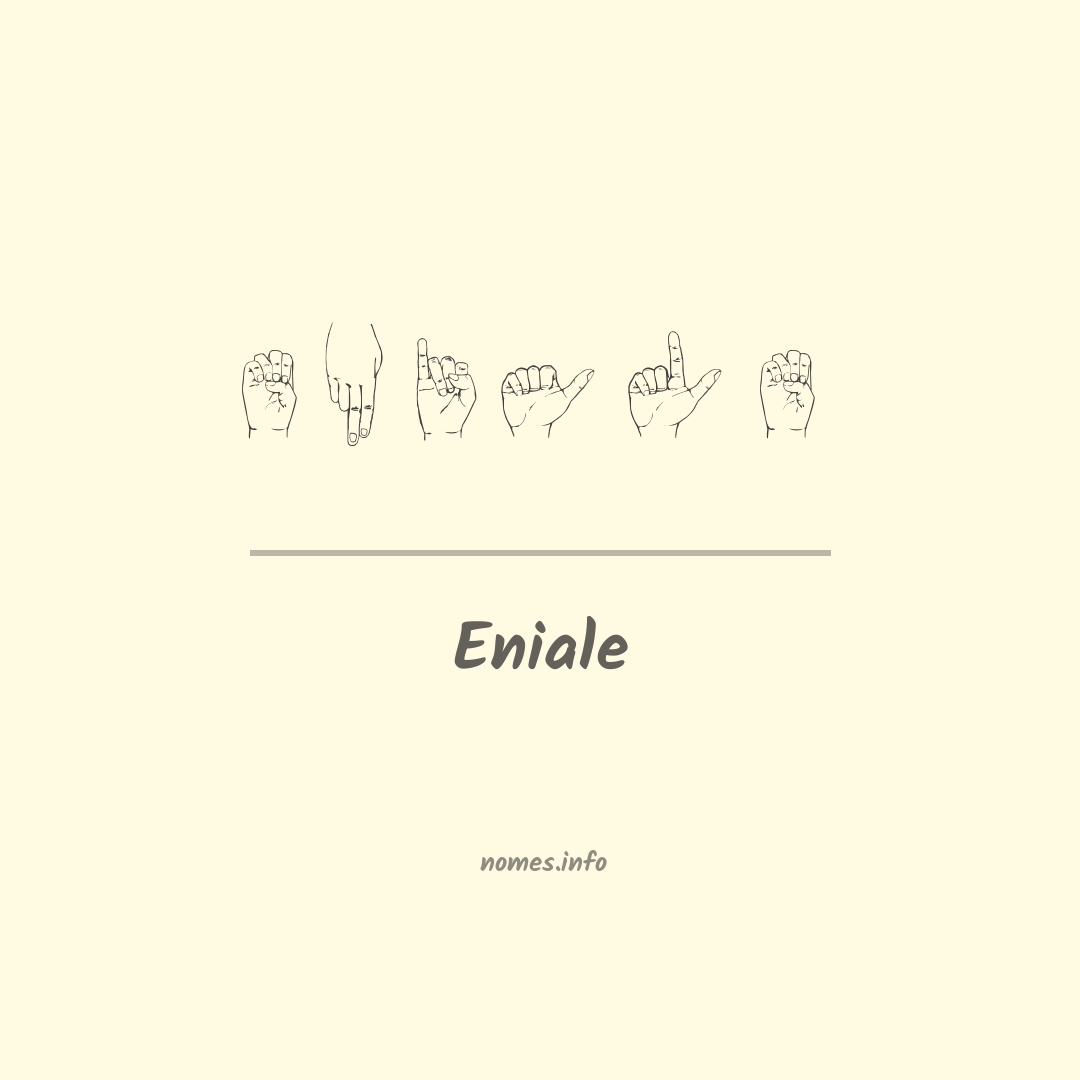 Eniale em Libras