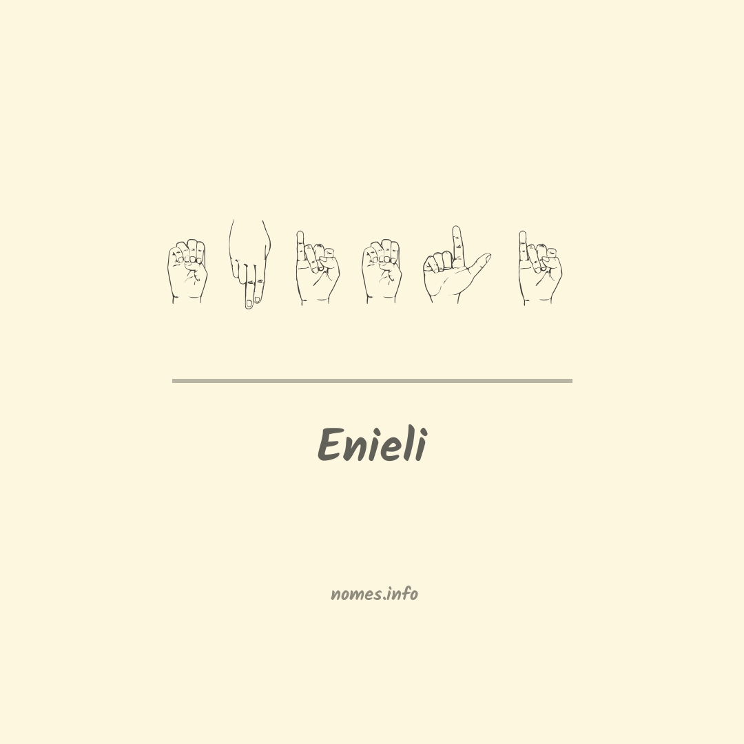 Enieli em Libras