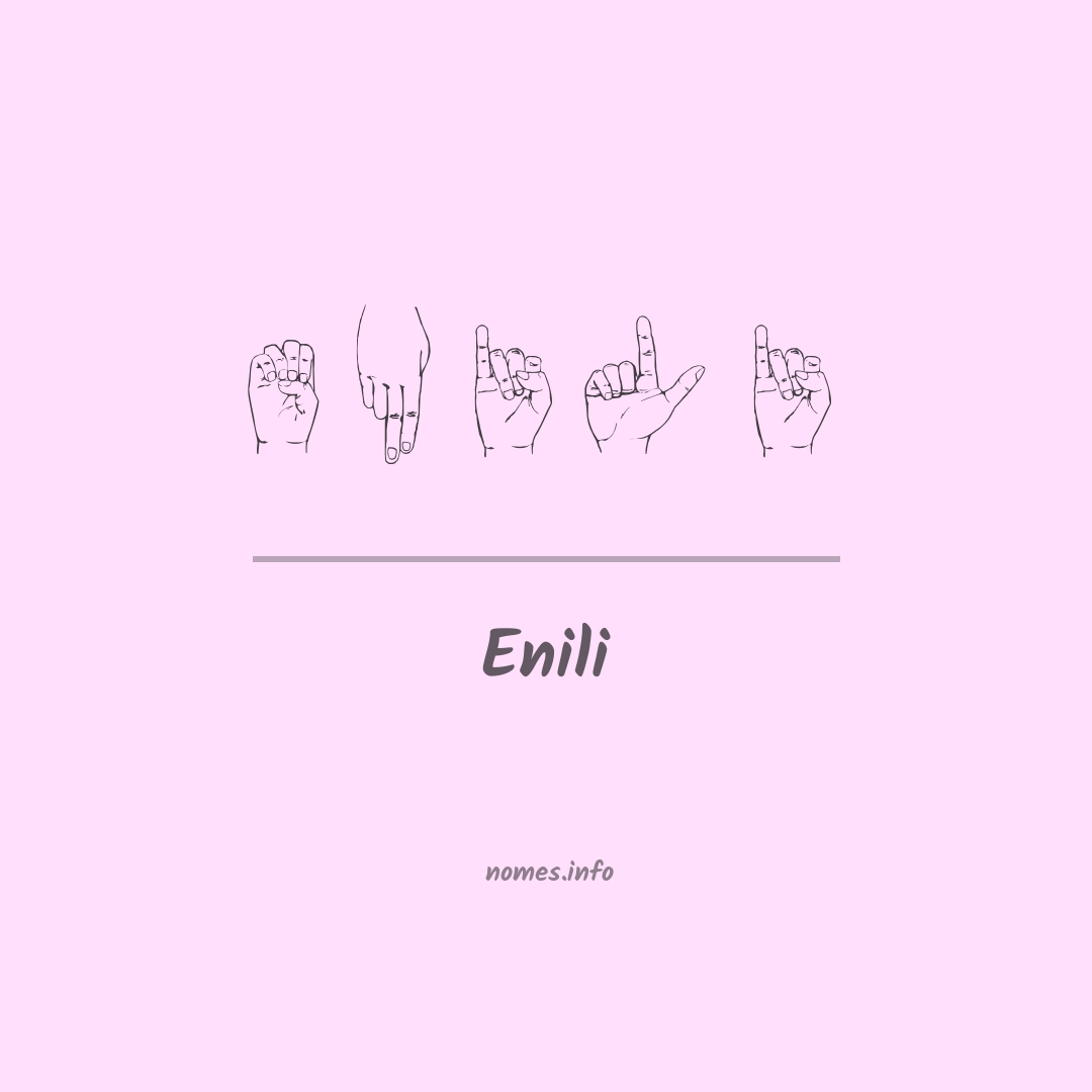 Enili em Libras
