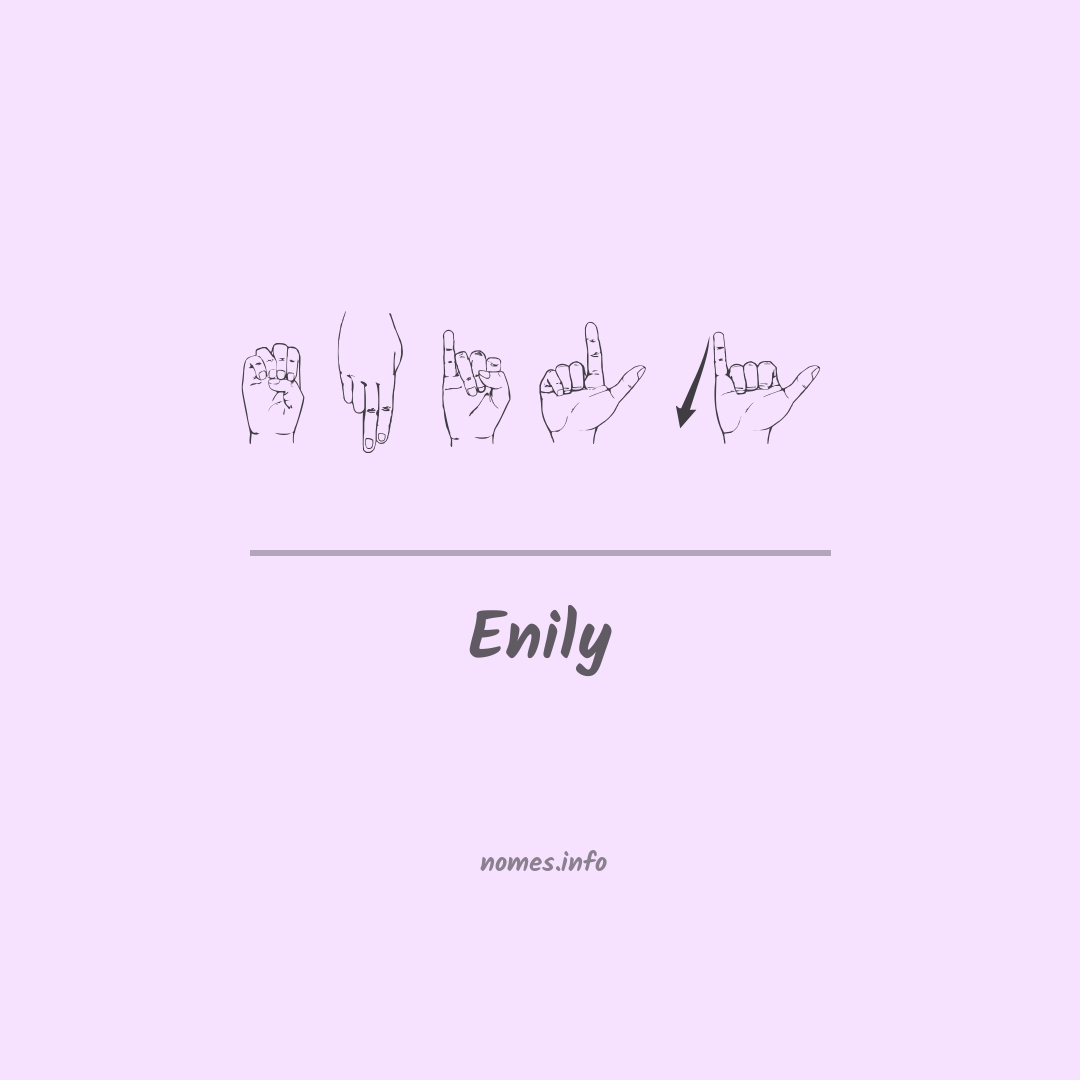 Enily em Libras