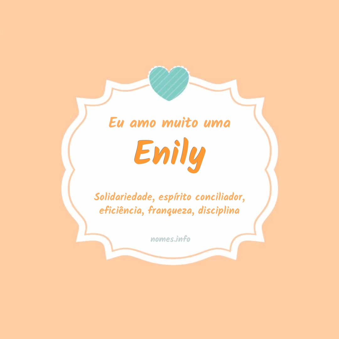 Eu amo muito Enily