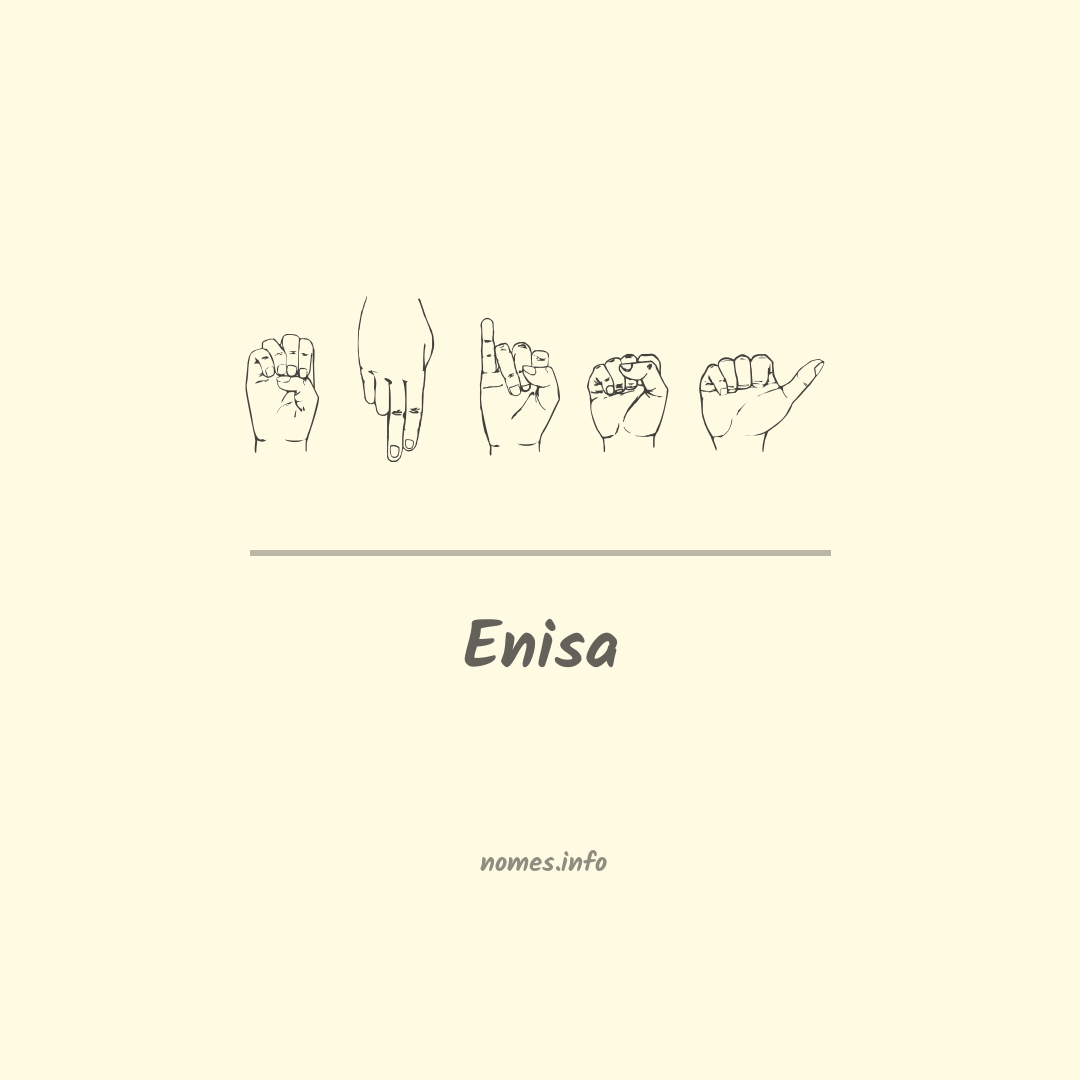Enisa em Libras