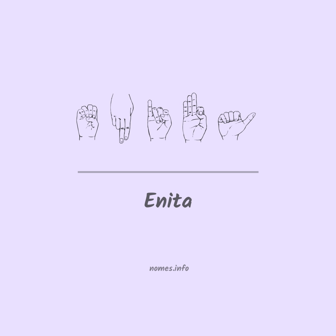 Enita em Libras