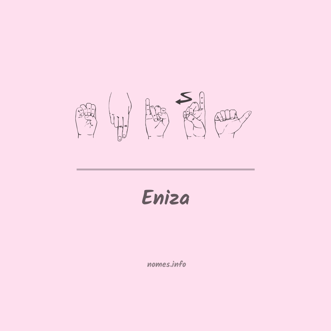 Eniza em Libras