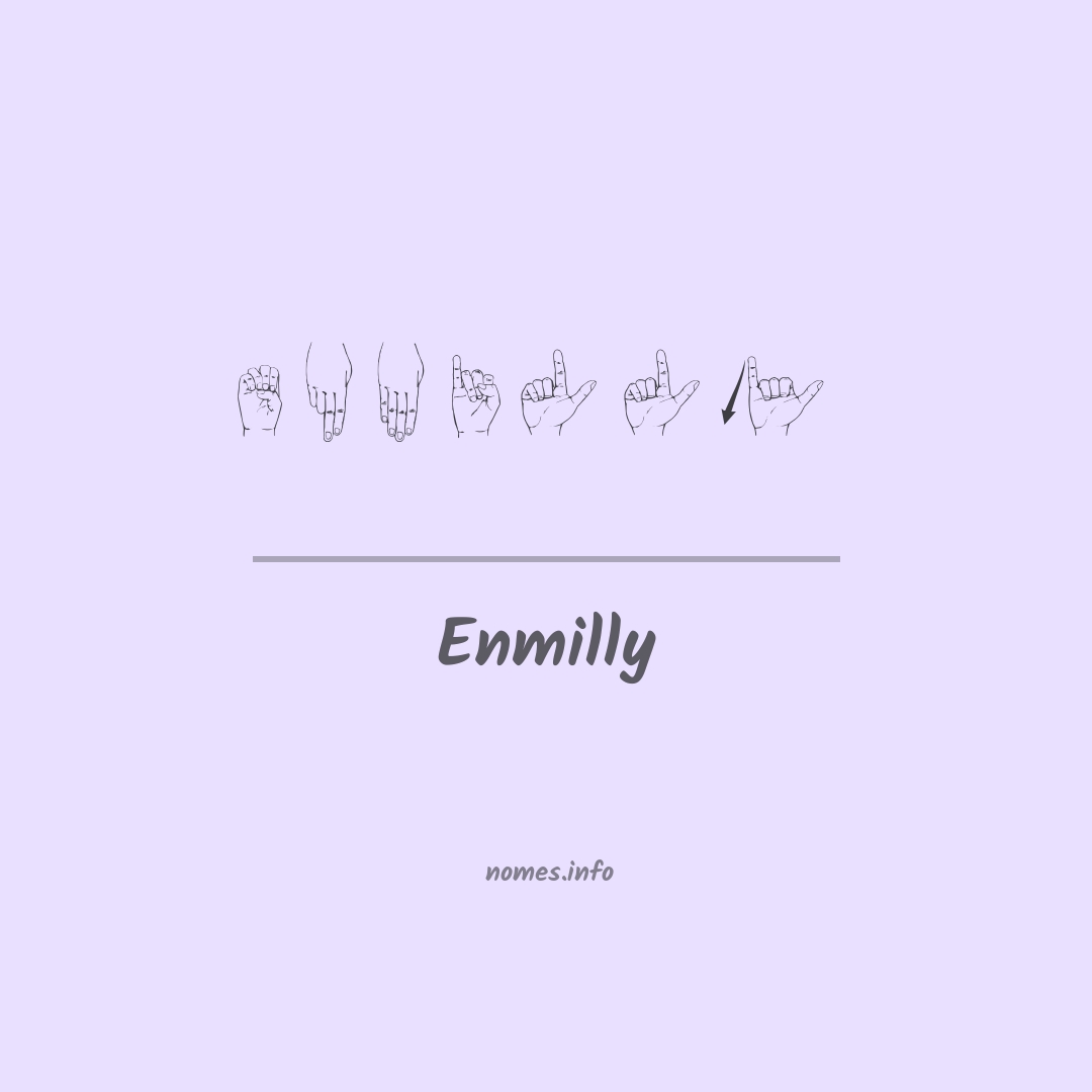 Enmilly em Libras