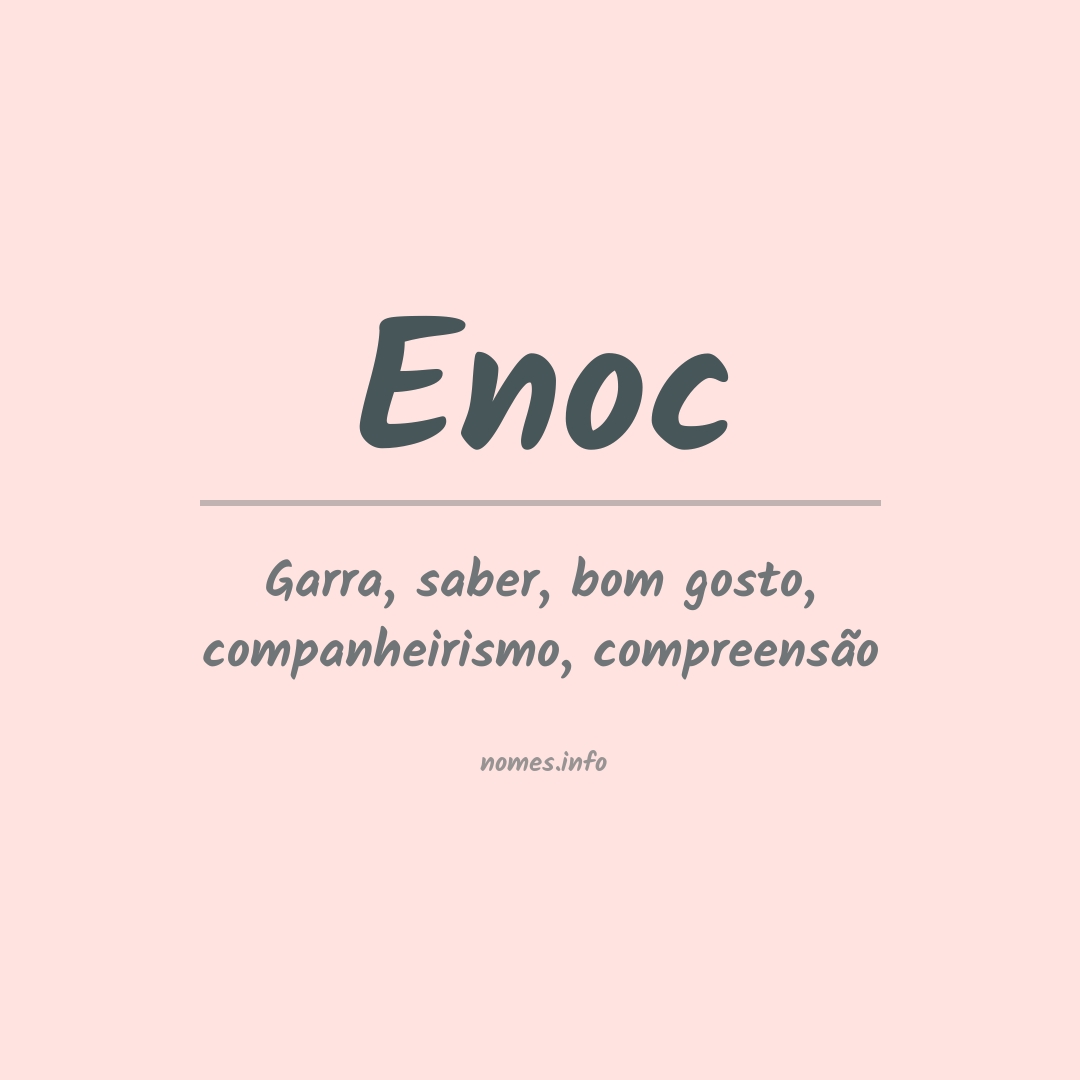 Significado do nome Enoc