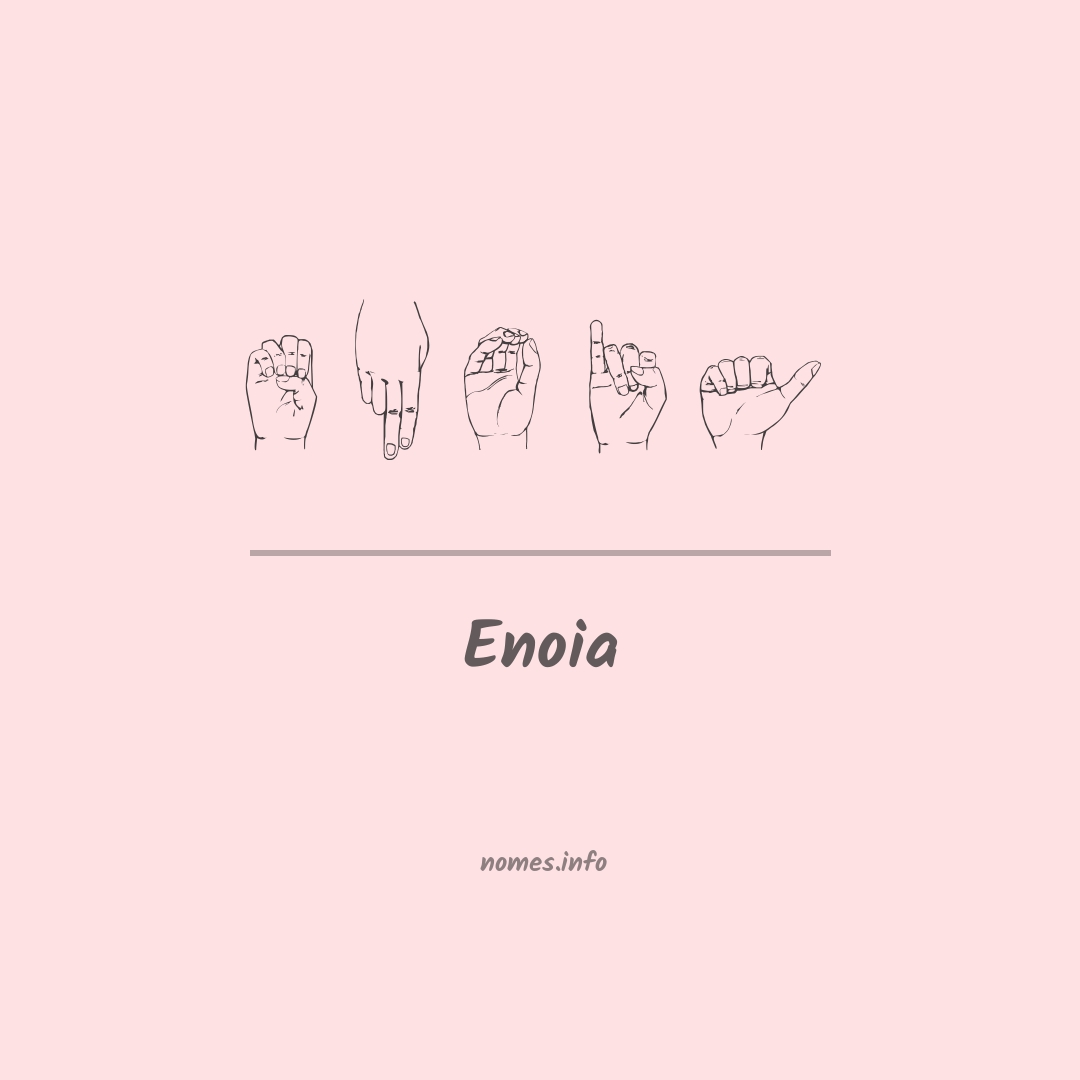 Enoia em Libras