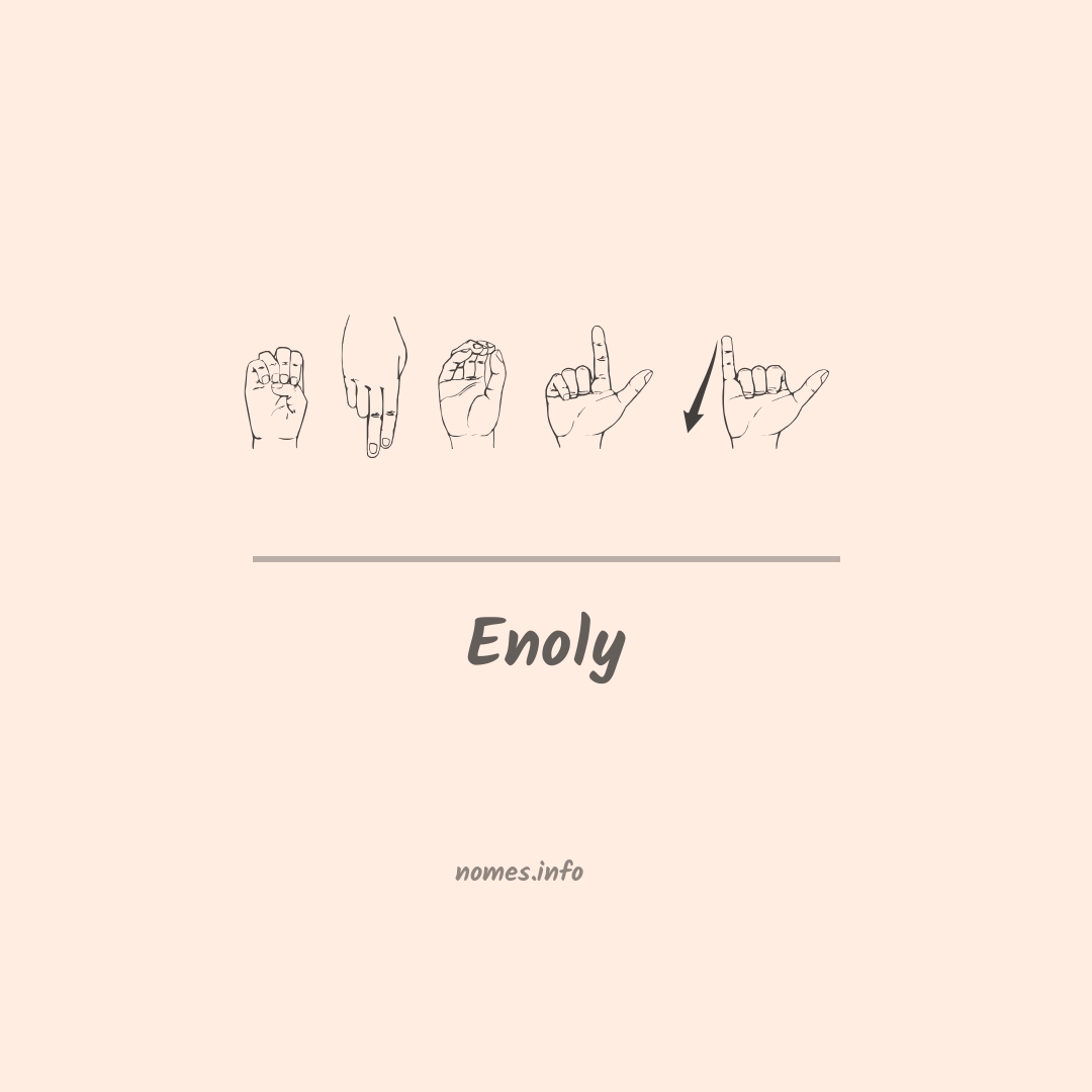 Enoly em Libras