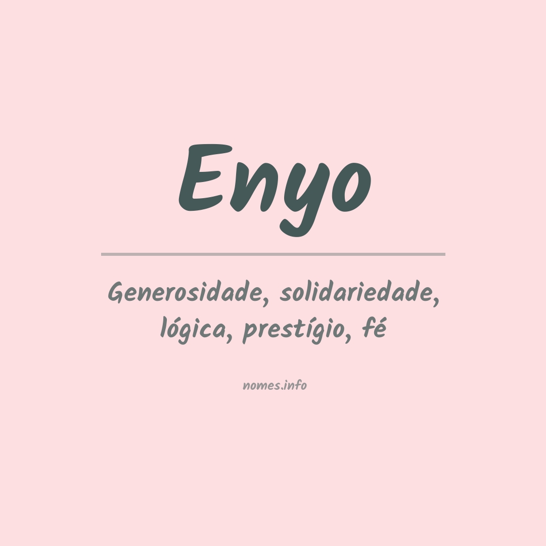 Significado do nome Enyo