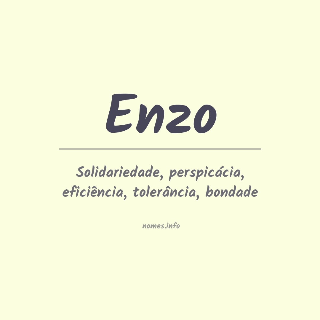 Significado do nome Enzo