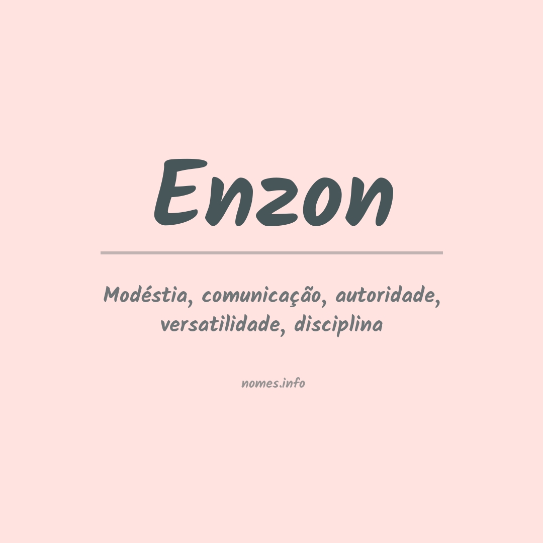 Significado do nome Enzon