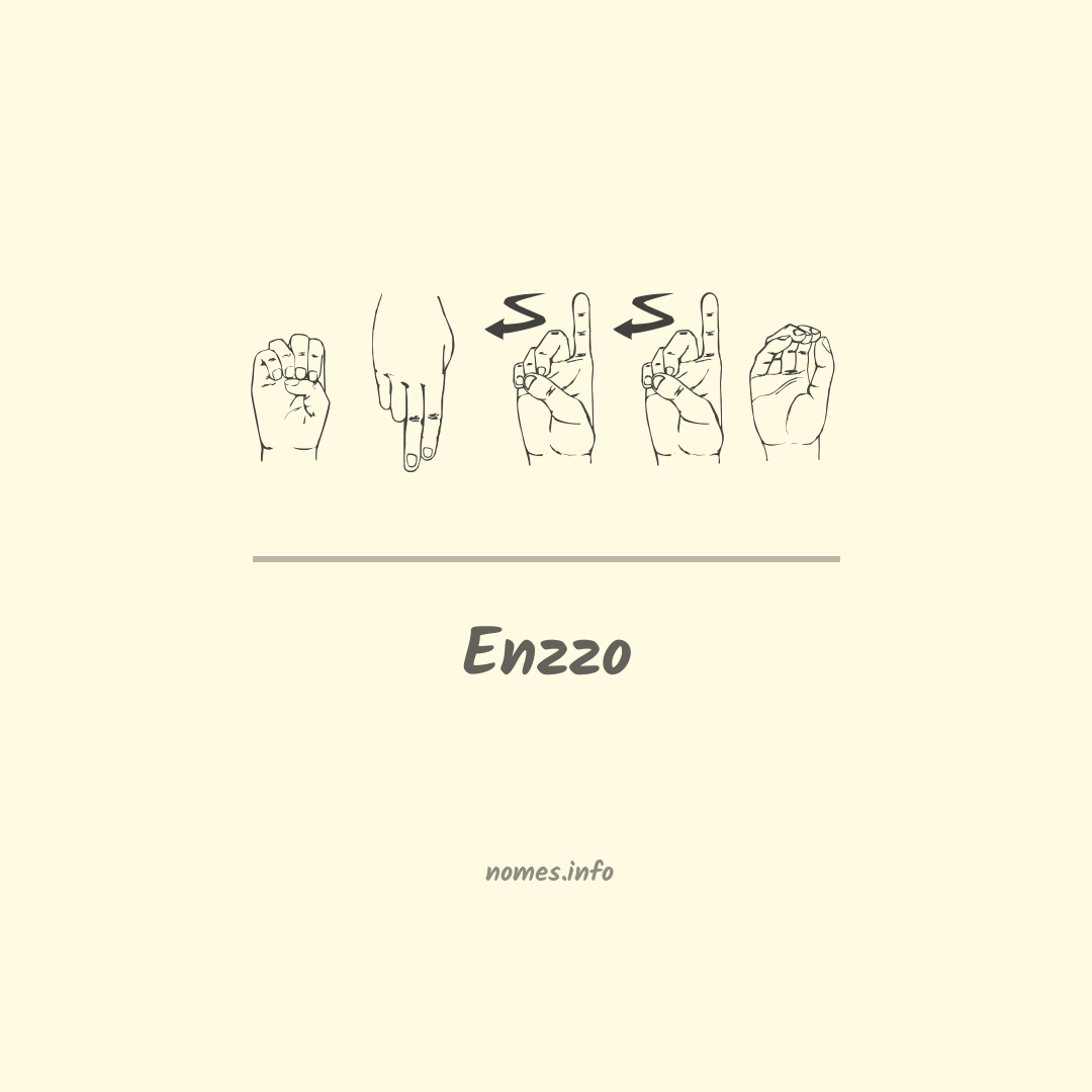 Enzzo em Libras