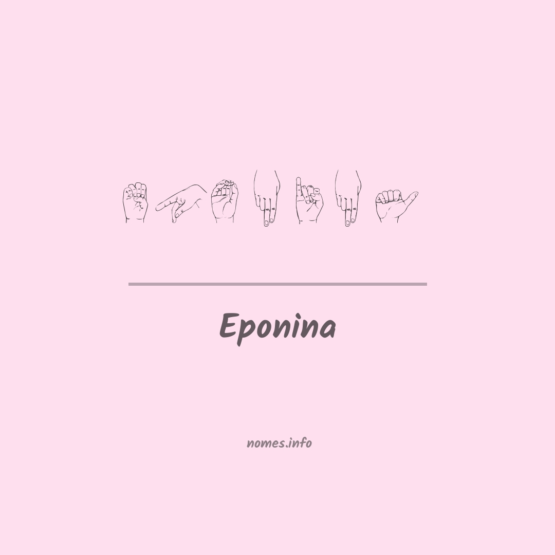 Eponina em Libras
