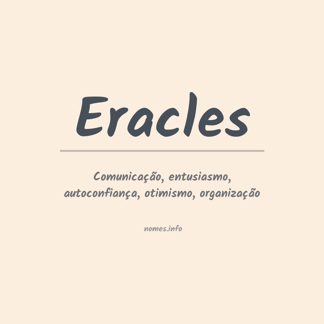Significado do nome Eracles