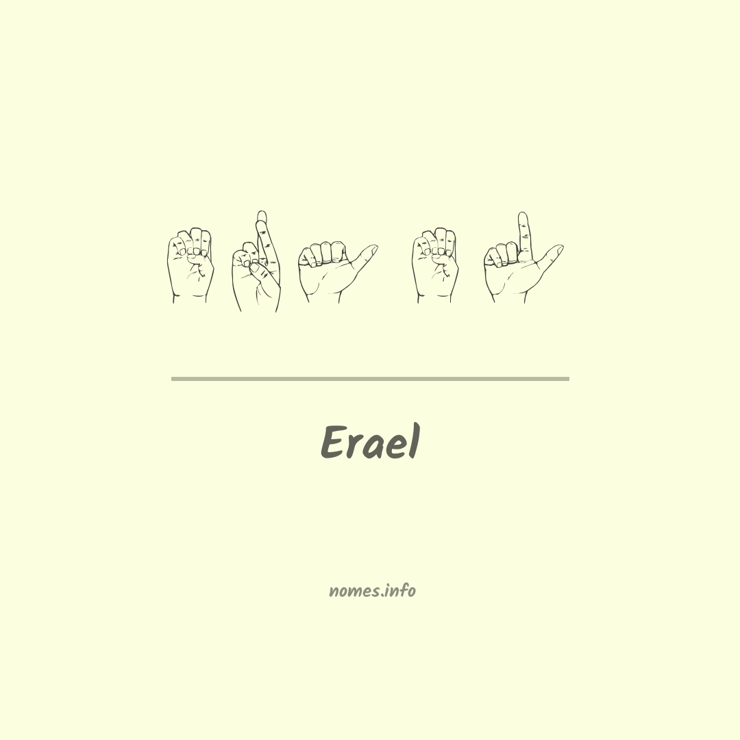 Erael em Libras