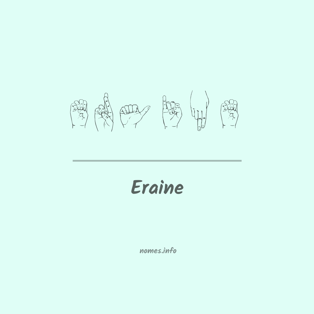 Eraine em Libras
