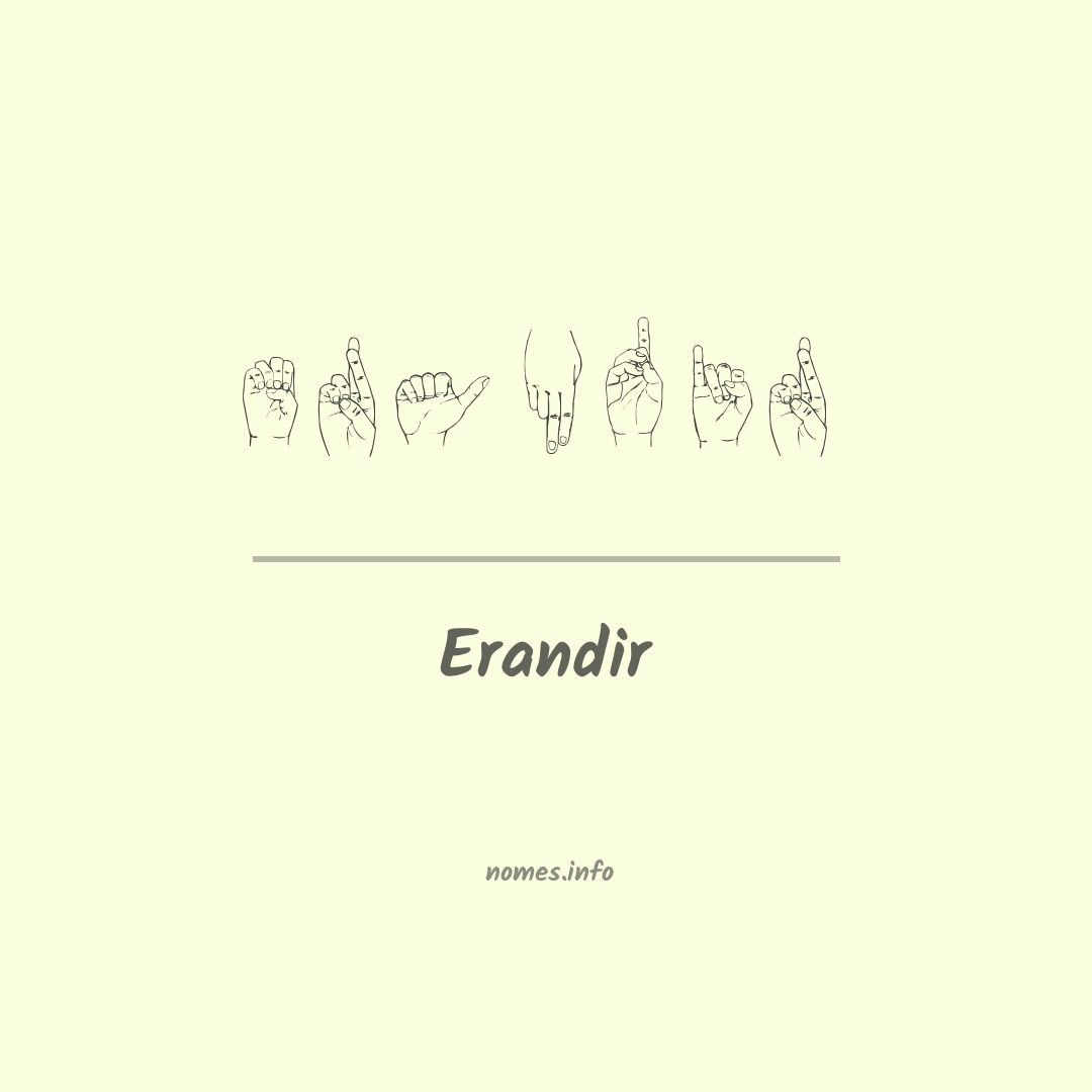 Erandir em Libras