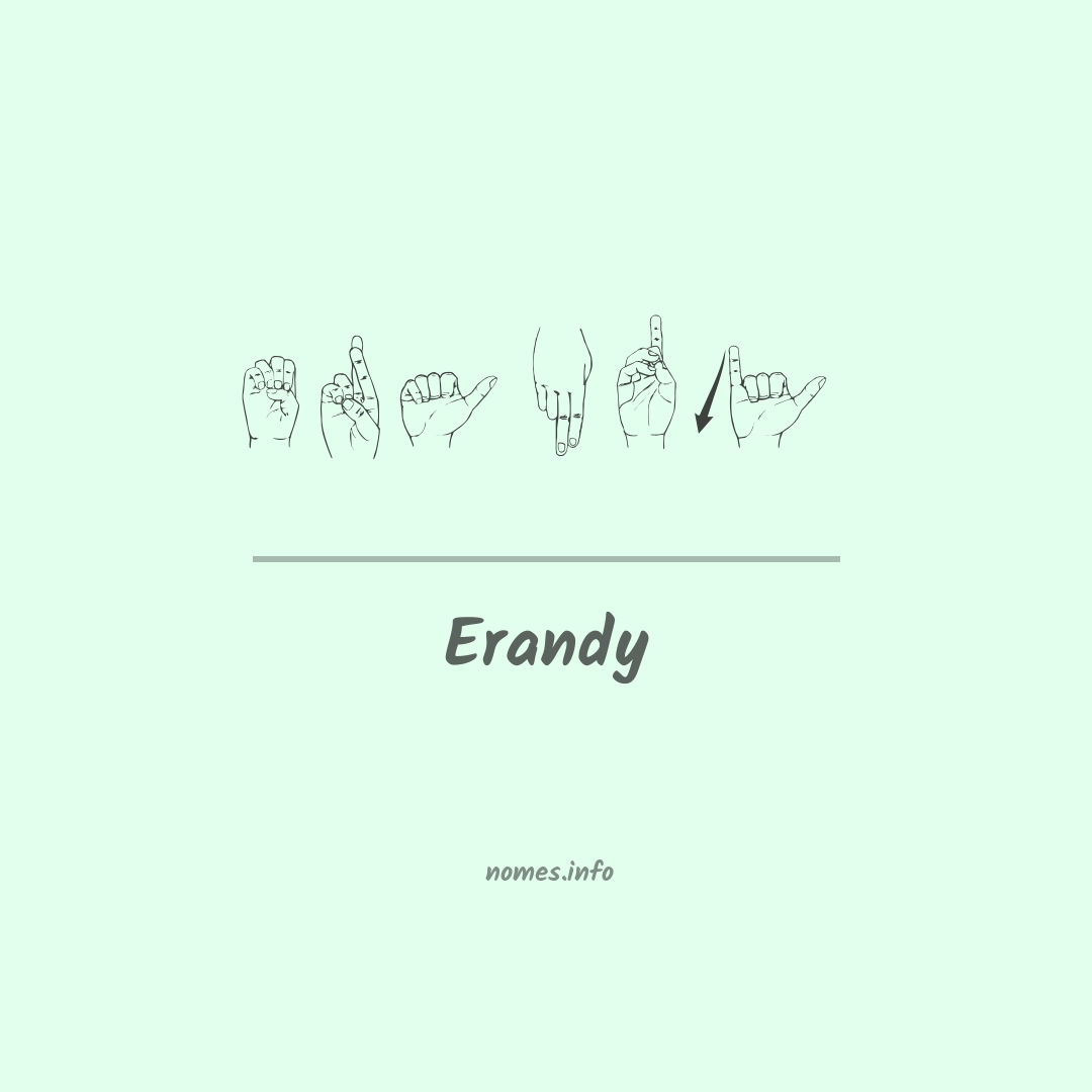 Erandy em Libras