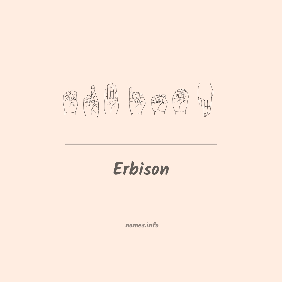 Erbison em Libras